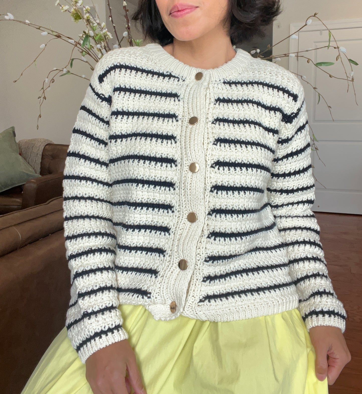 Mica Striped Cardigan
