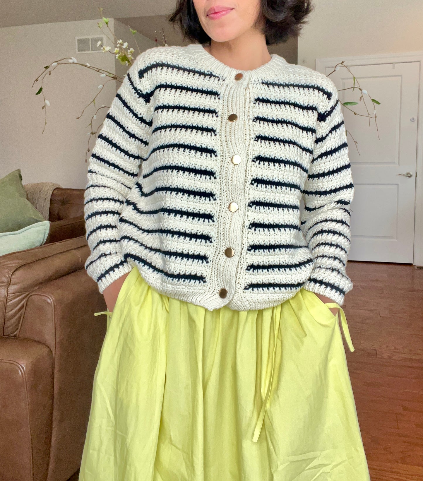 Mica Striped Cardigan