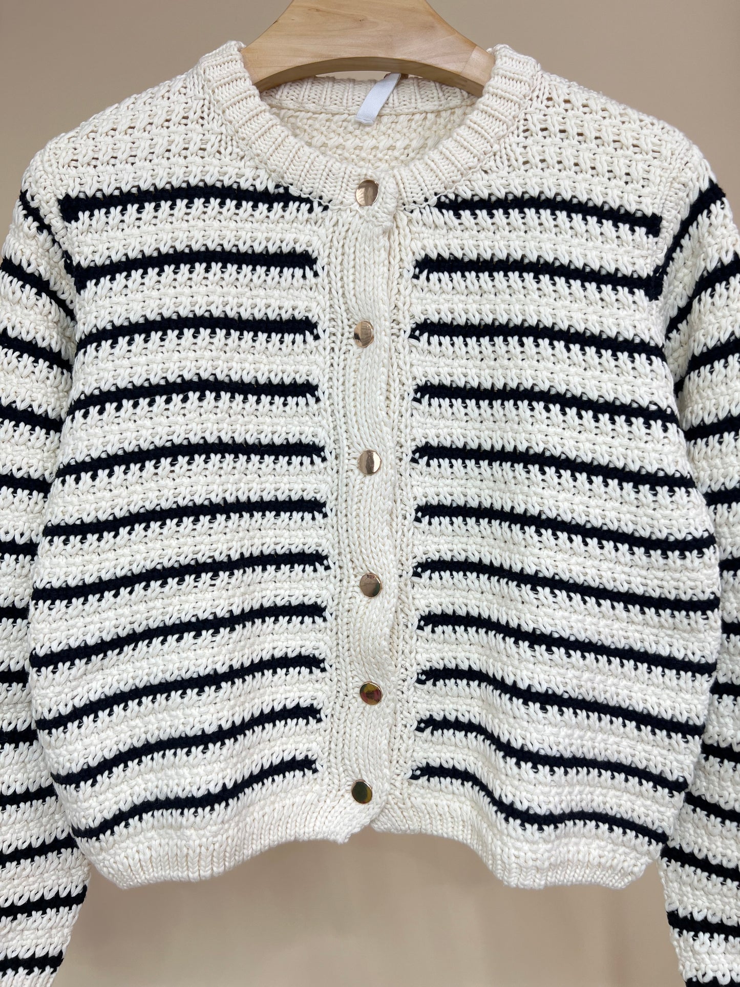 Mica Striped Cardigan