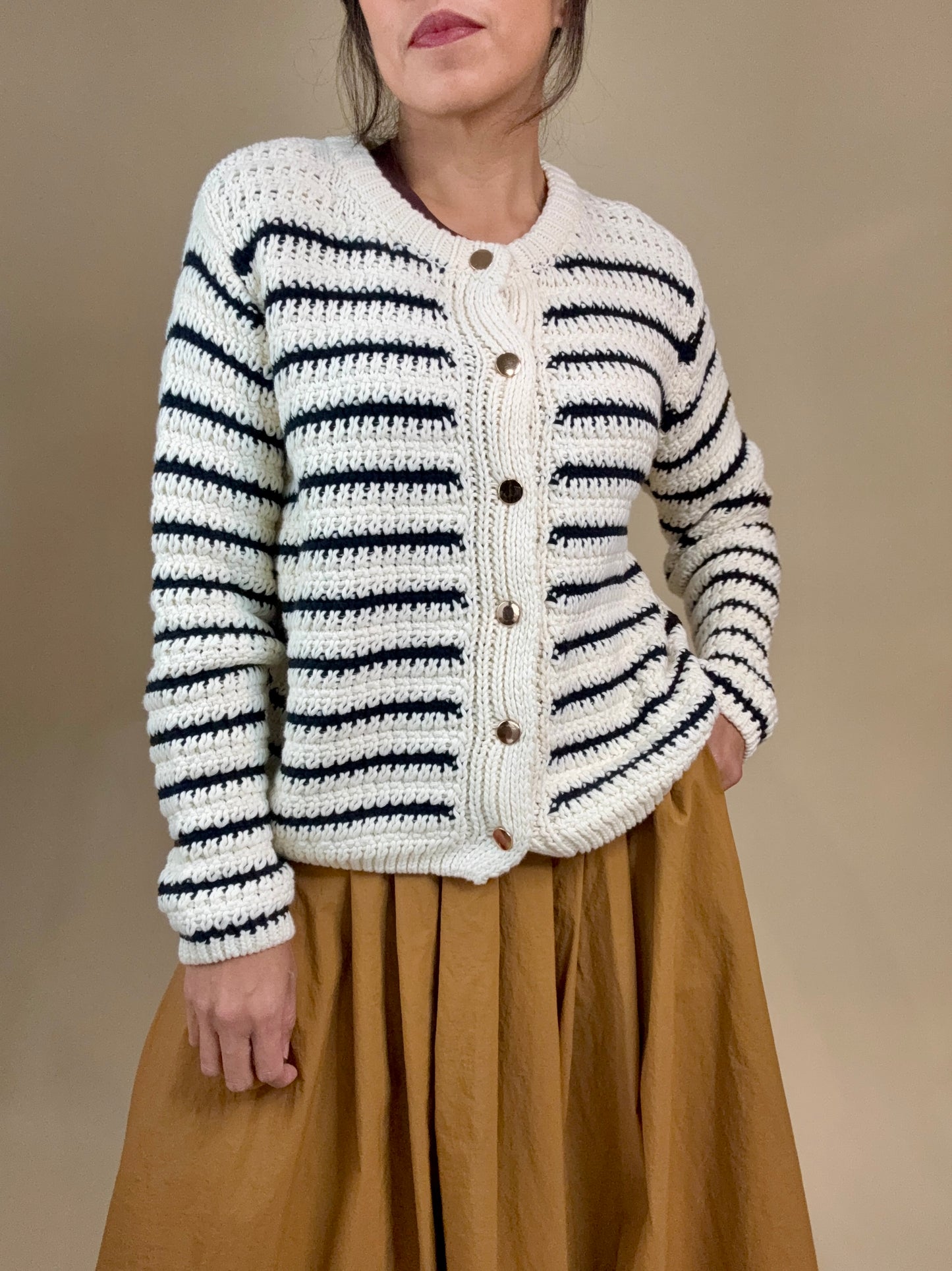 Marin Cotton Knit Cardigan