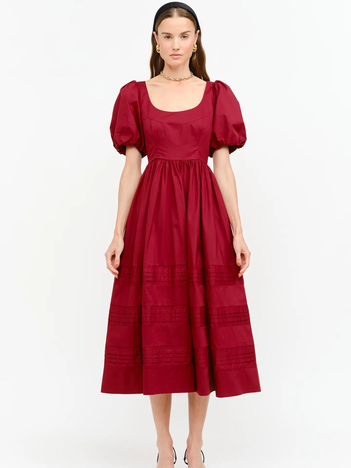 Rica Dress in Wine