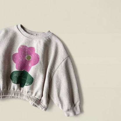 The Blooms Top in Beige
