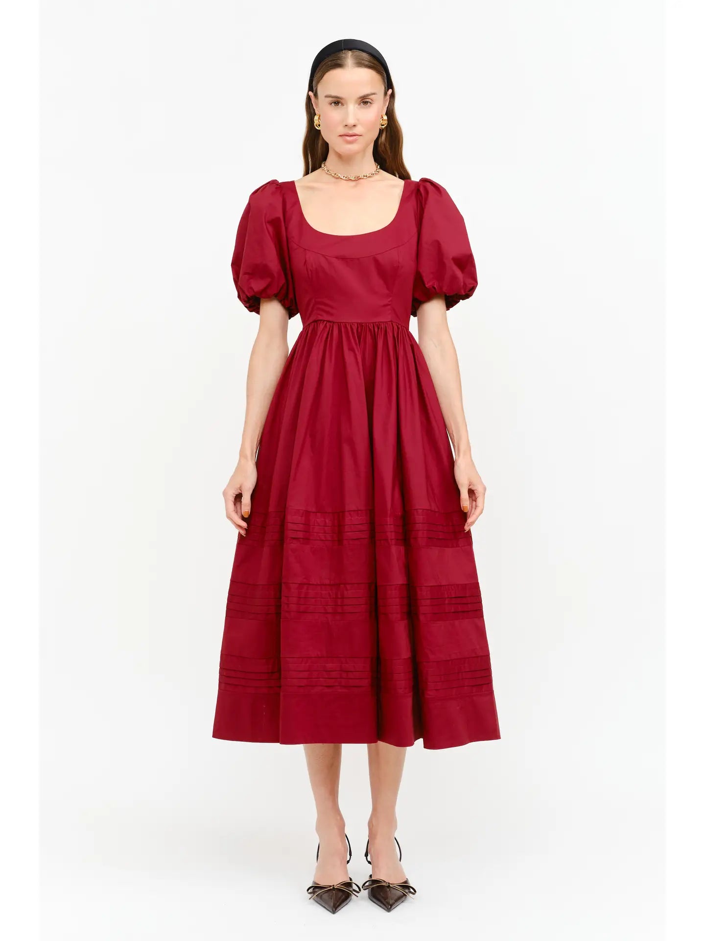 Rica Dress in Wine