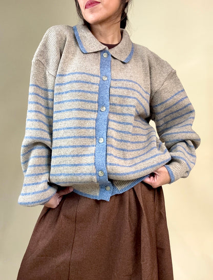Skyline Stripe Knit Cardigan