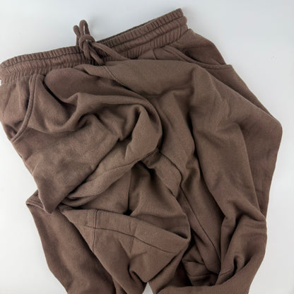Barrel Sweatpants in French Terry - Brown