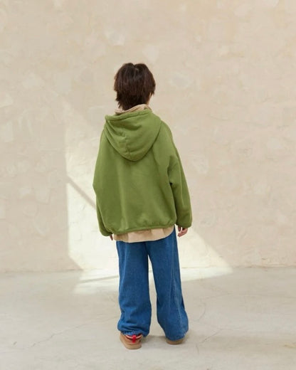 Olive Turtle Graphic Hoodie