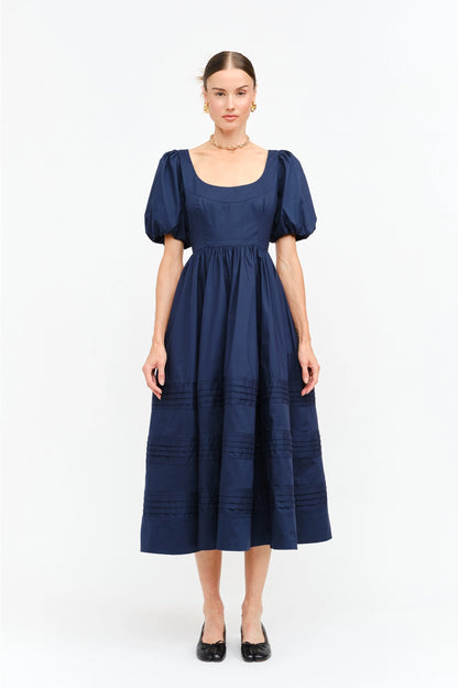 Rica Dress in Navy