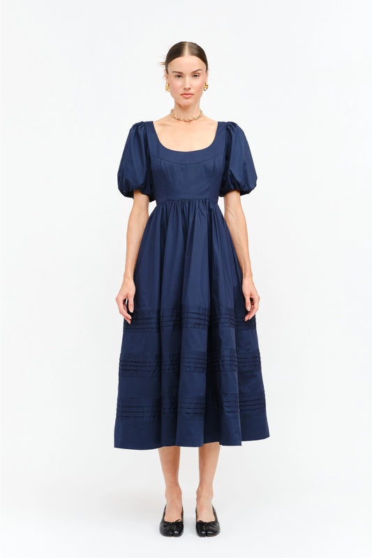 Rica Dress in Navy