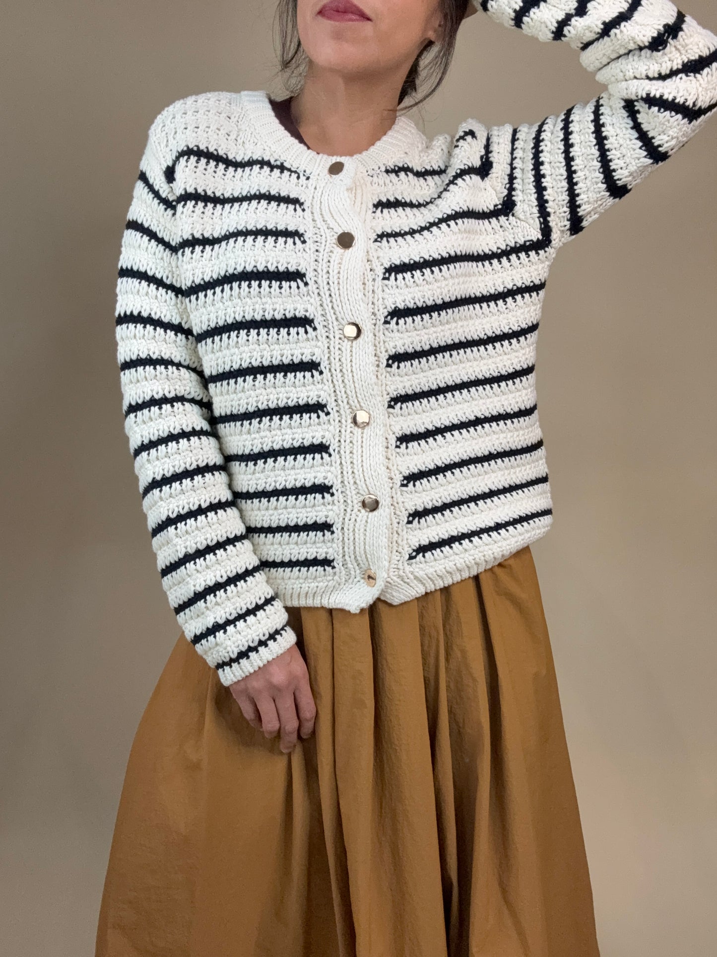 Marin Cotton Knit Cardigan