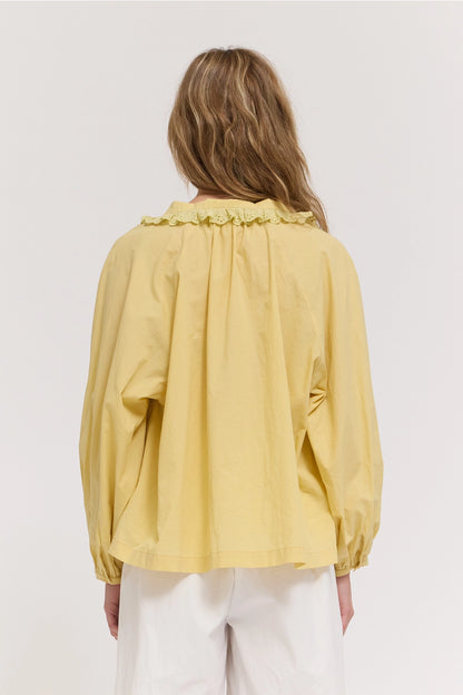 Daffodil Eyelet Collar Shirt