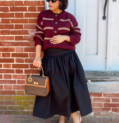 Melissa Cardigan in Burgundy