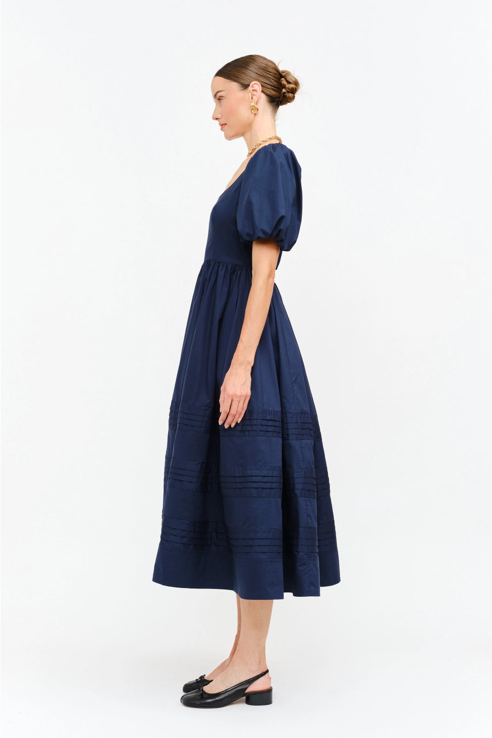 Rica Dress in Navy