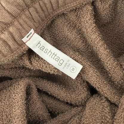 Barrel Sweatpants in French Terry - Brown