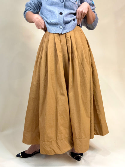 Clara Full Maxi Skirt – Golden Ochre