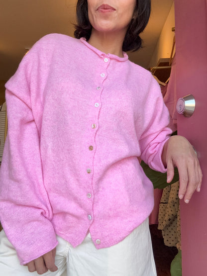 Easy Comfort Pink Cardigan