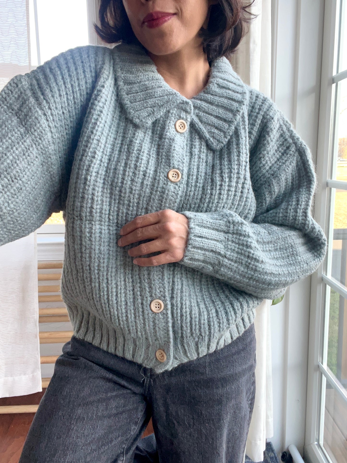 Alpaca Wool Cardigan Sweater