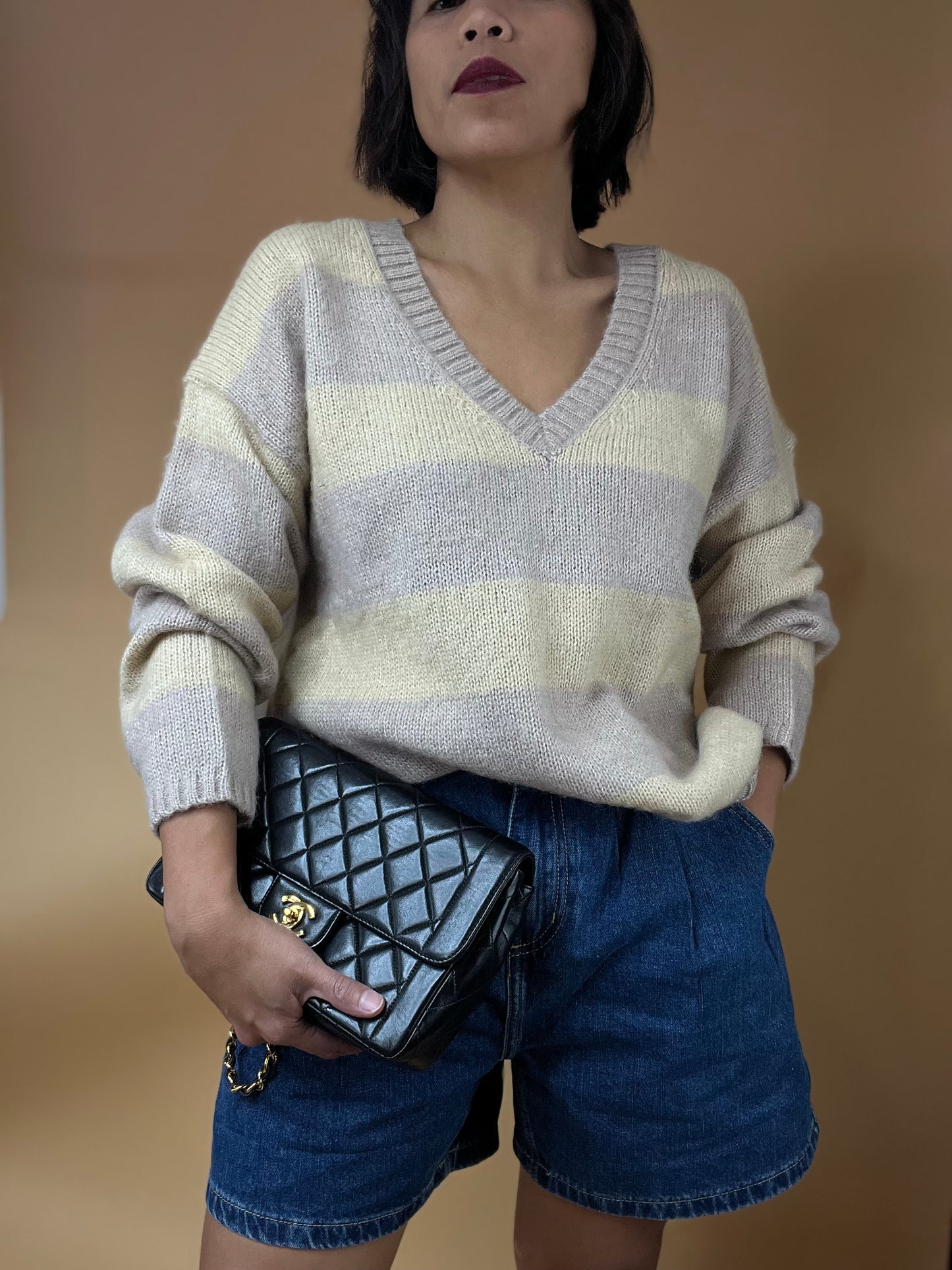 Luzy Striped Pullover Sweater