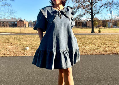 Arie Preppy Denim Dress
