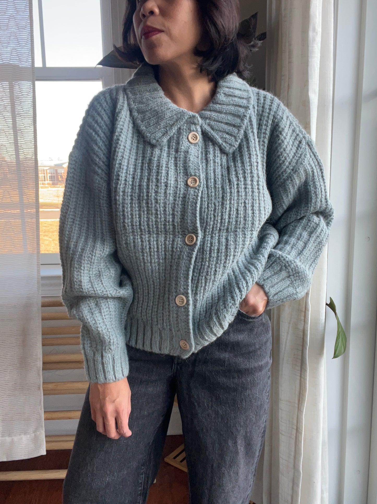 Alpaca Wool Cardigan Sweater