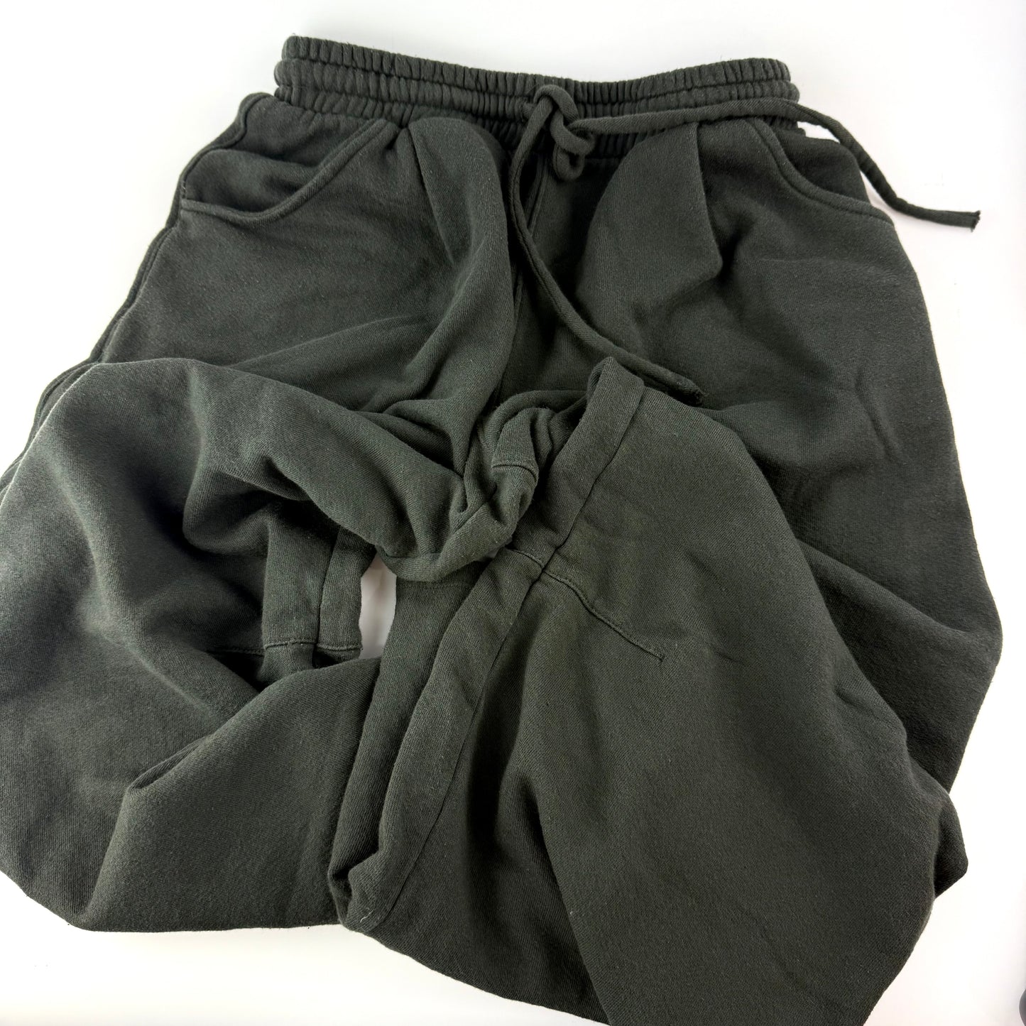 Barrel Sweatpants in French Terry - Hunter Green