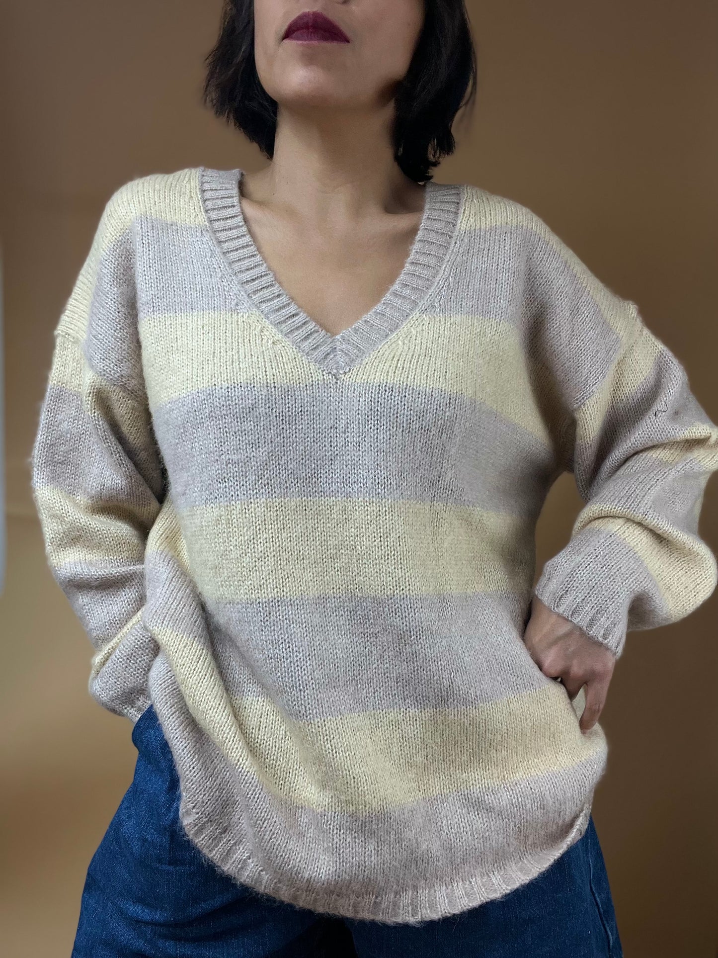 Luzy Striped Pullover Sweater