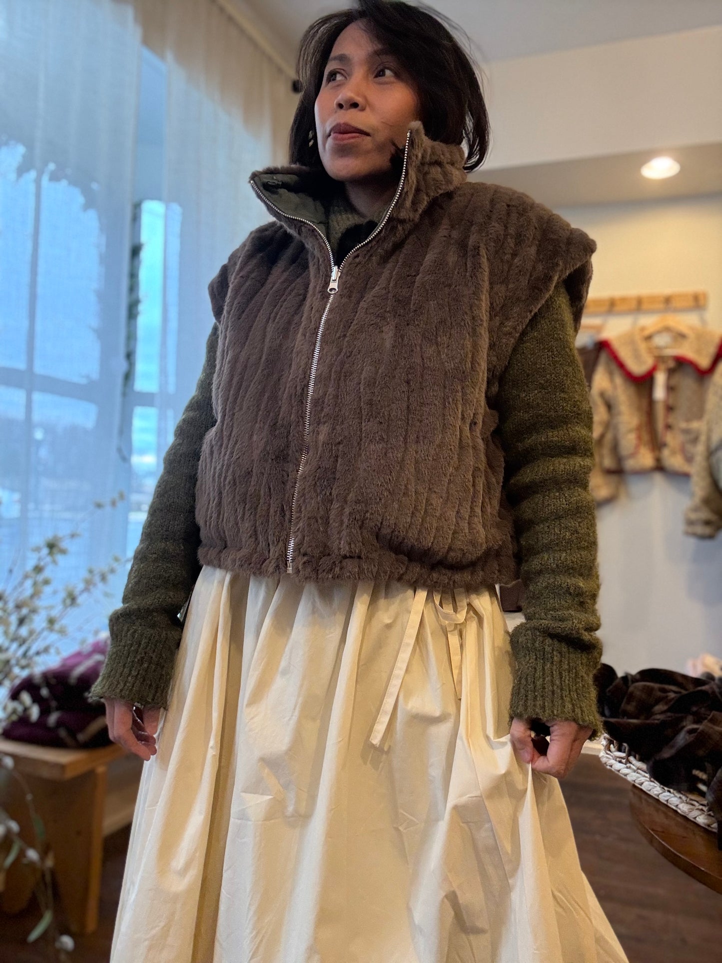 Reversible Mink Vest