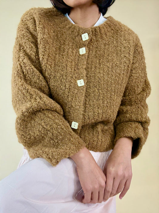Cozy Textured Knit Button Cardigan