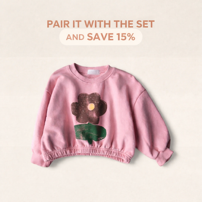 The Blooms Top in Pink