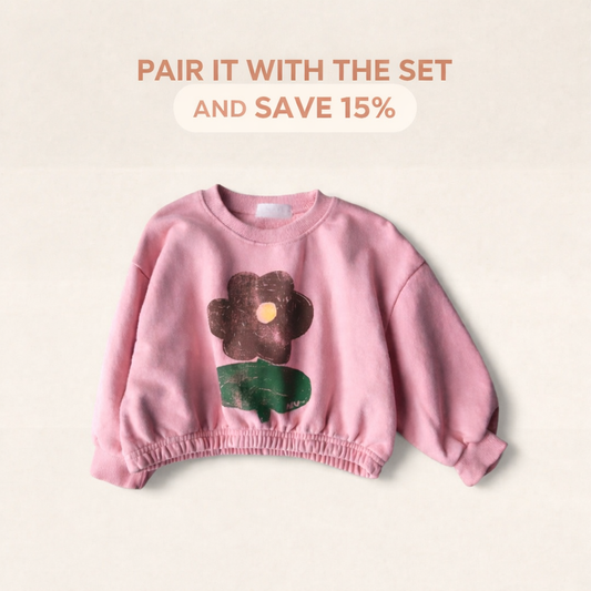 The Blooms Top in Pink