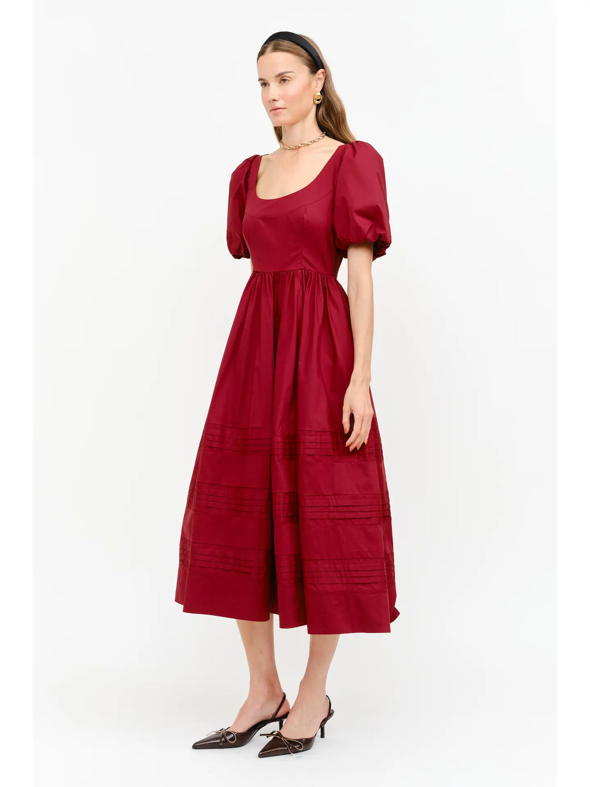 Rica Dress in Wine