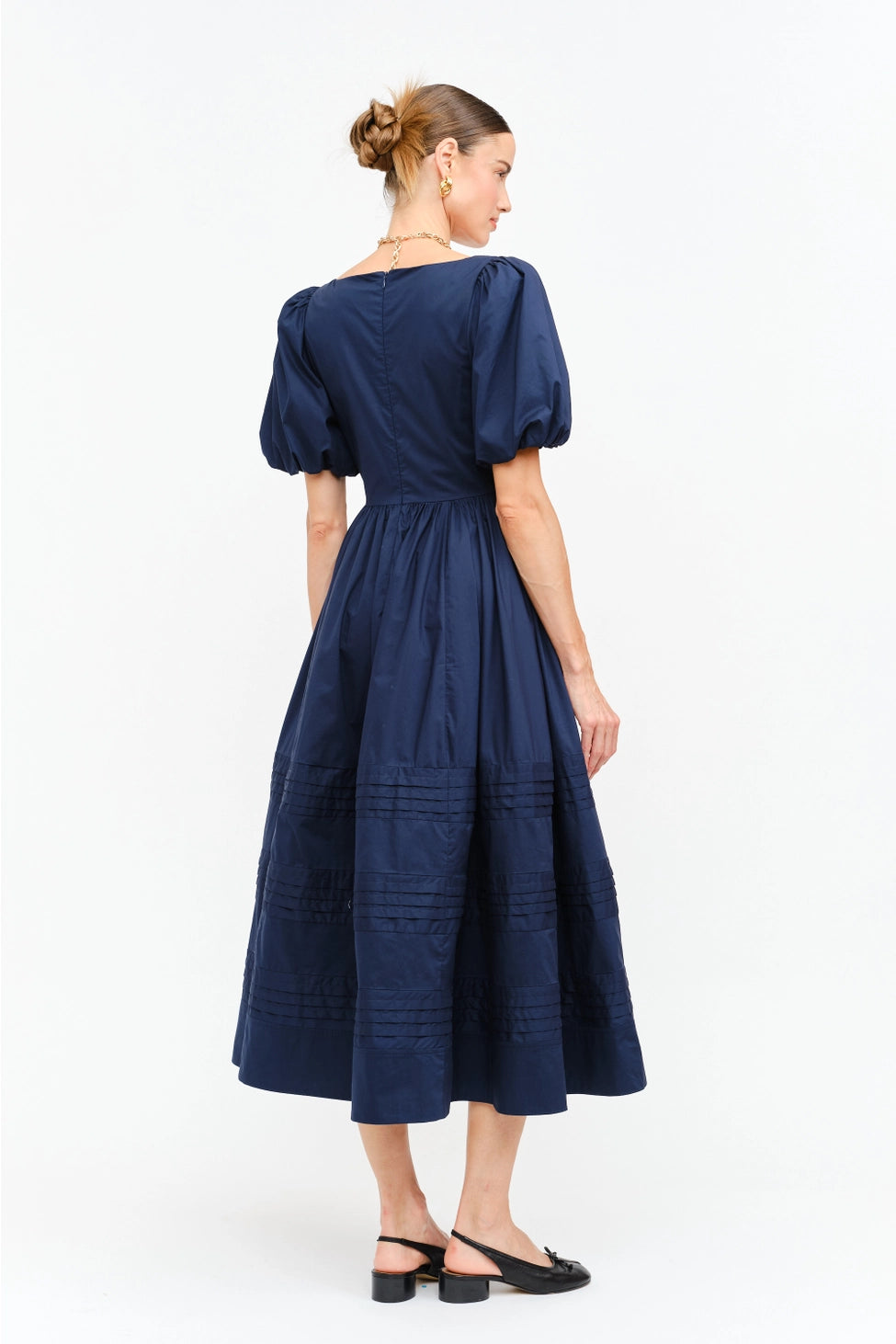 Rica Dress in Navy