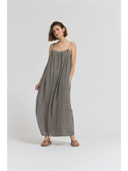 Plaid Spaghetti Dress