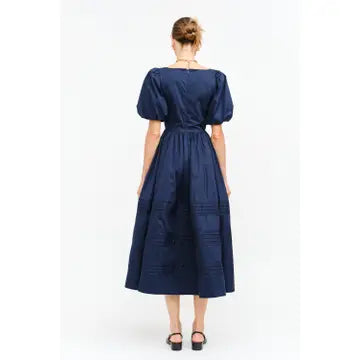 Rica Dress in Navy
