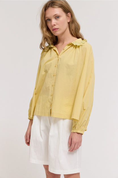 Daffodil Eyelet Collar Shirt
