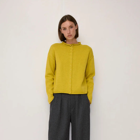 The Candice Sweater in Chartreuse