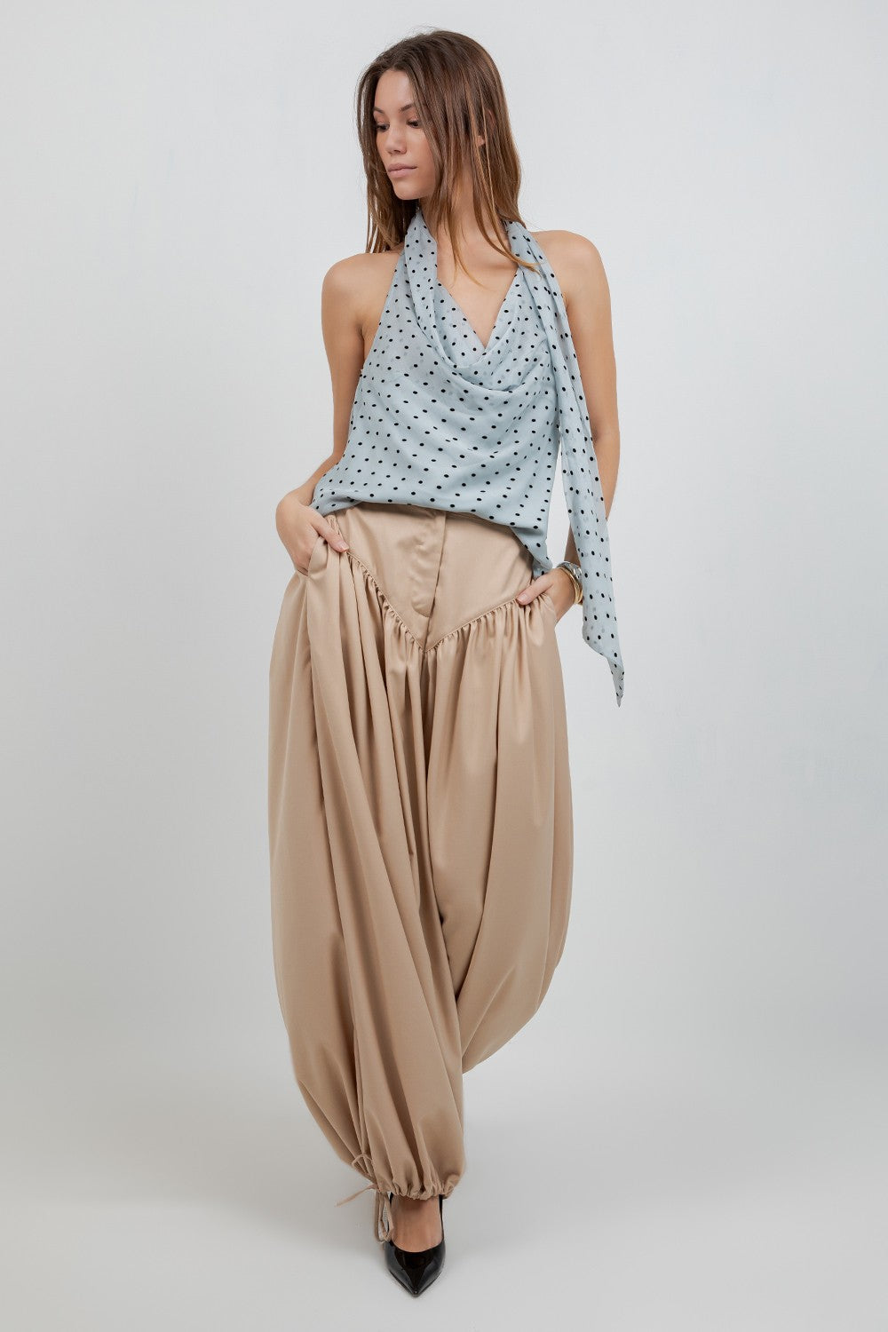 The Genie Pants in Beige